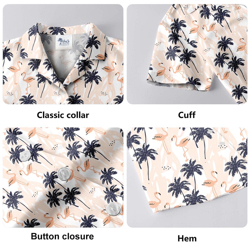 Palm 5- Hawaiian shirt details