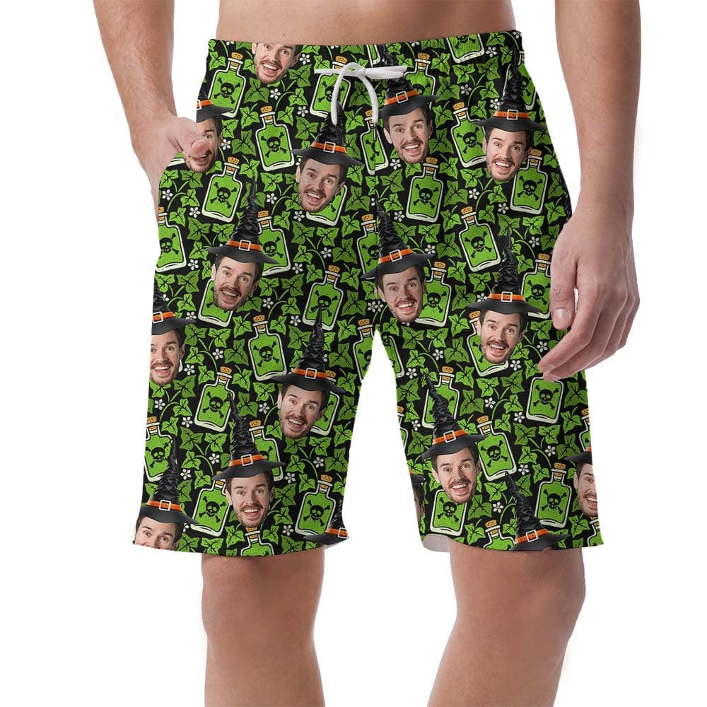 Personalized Face Men's Shorts For Patrick's Day