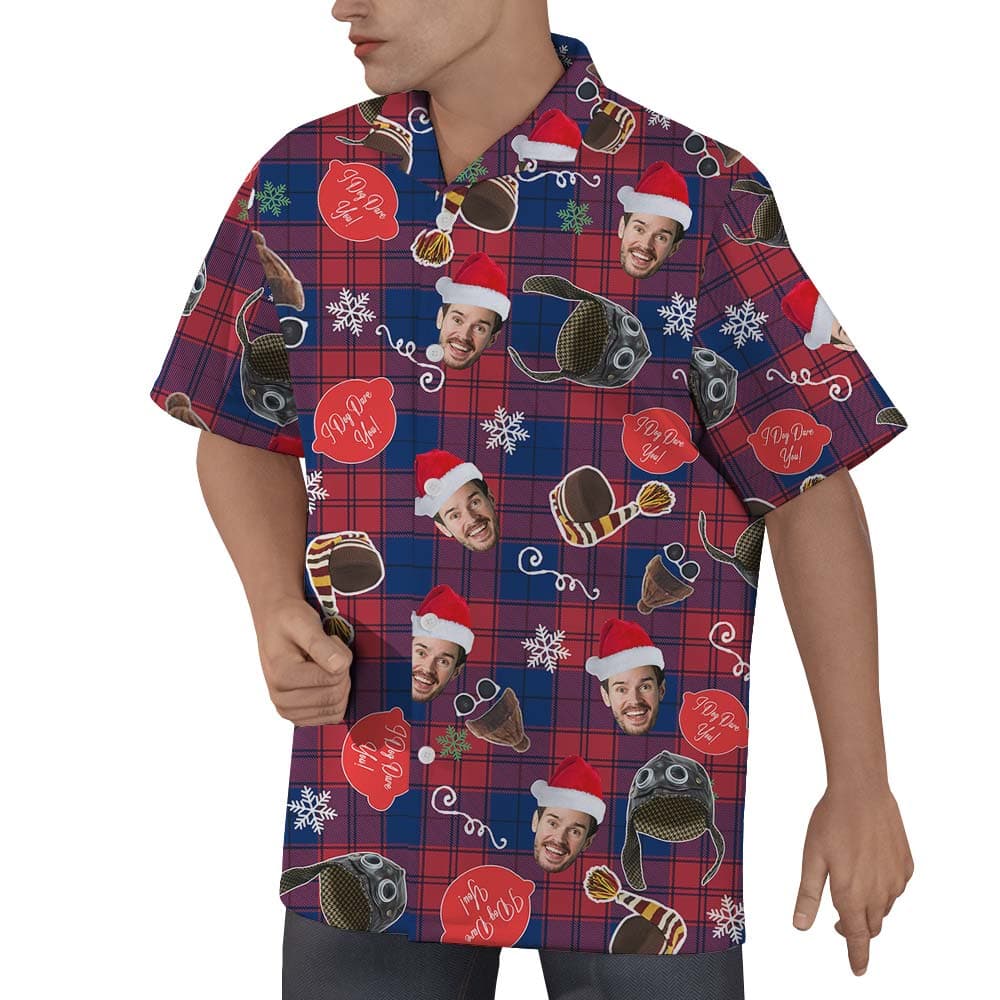 Plaid 1- Men’s Hawaiian Shirt_right
