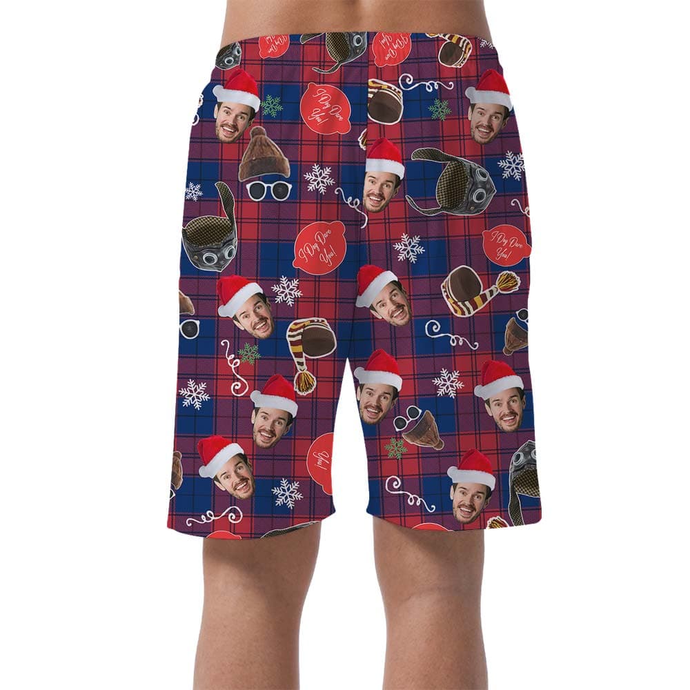 Plaid 3- Men’s shorts_back