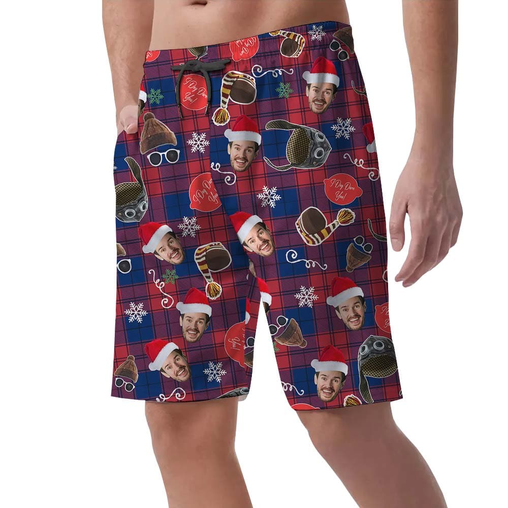Plaid 3- Men’s shorts_left