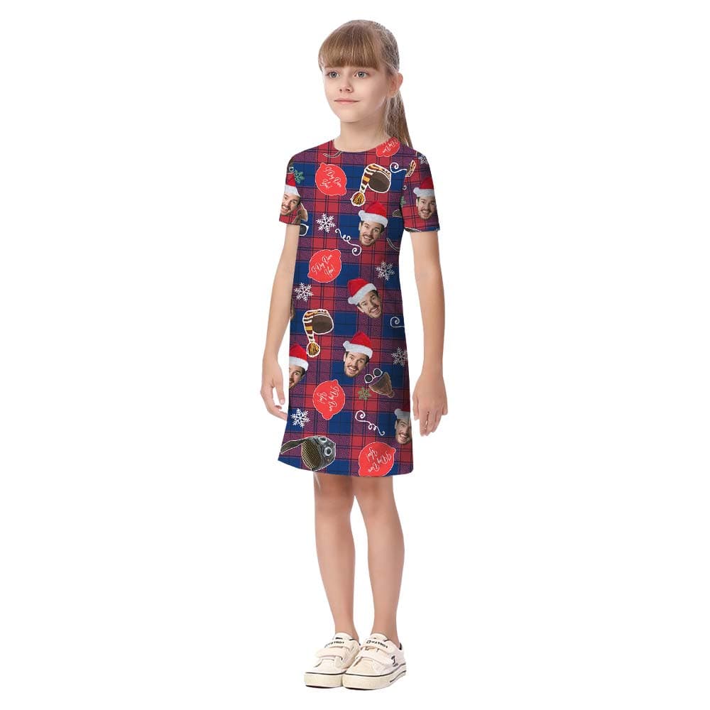 Plaid girl dress