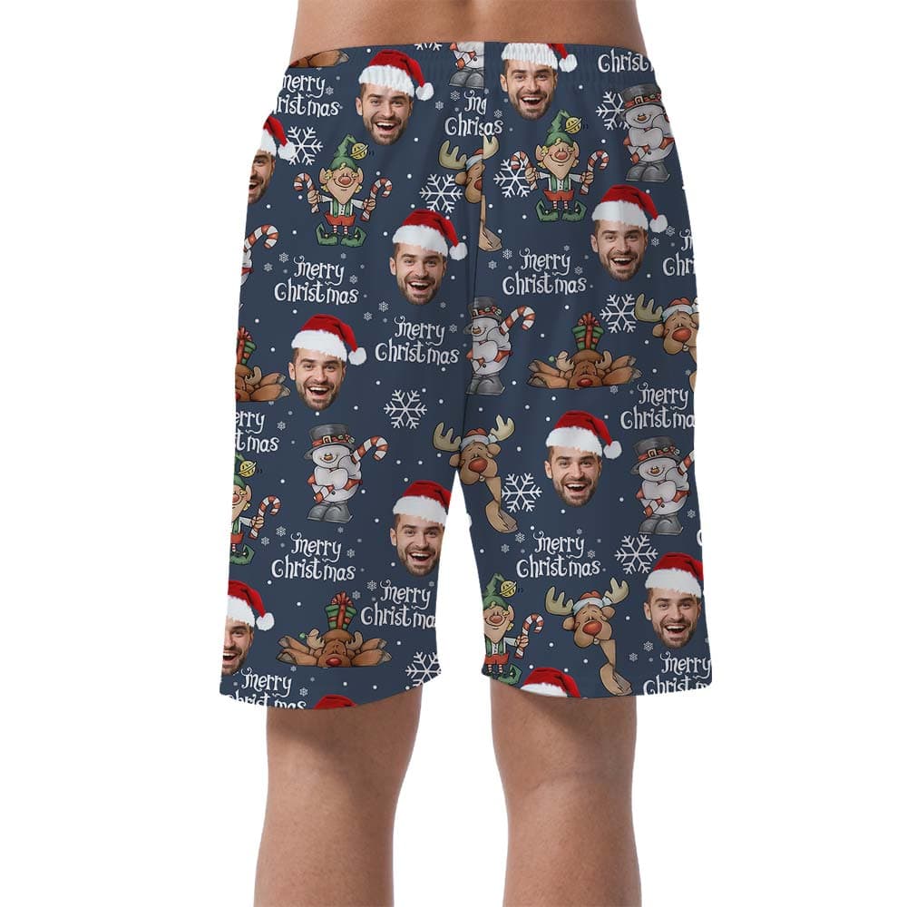 Reindeer 3- Men’s shorts_back