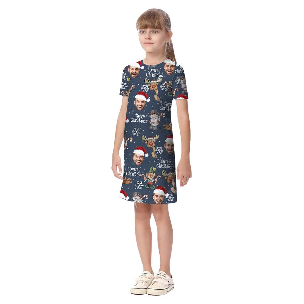 Reindeer girl dress