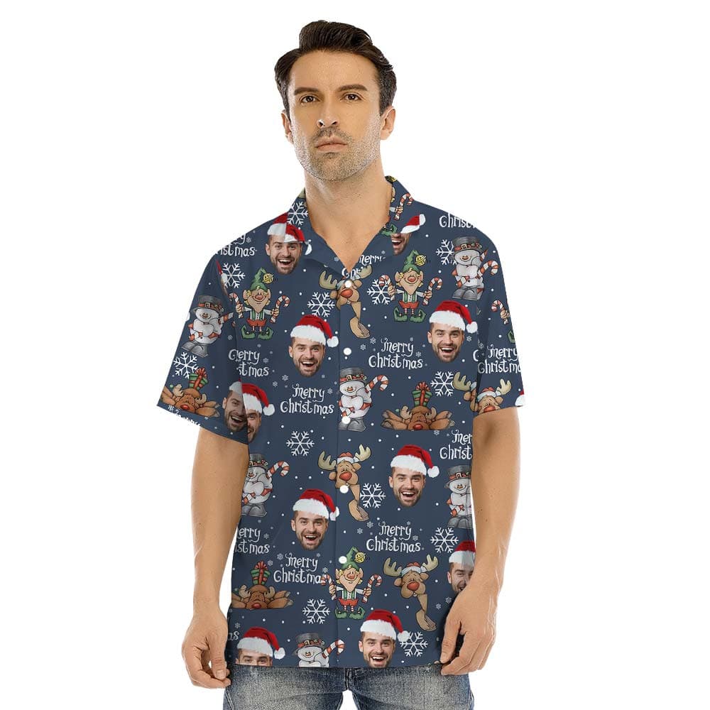 Reindeer man hawaiian shirt
