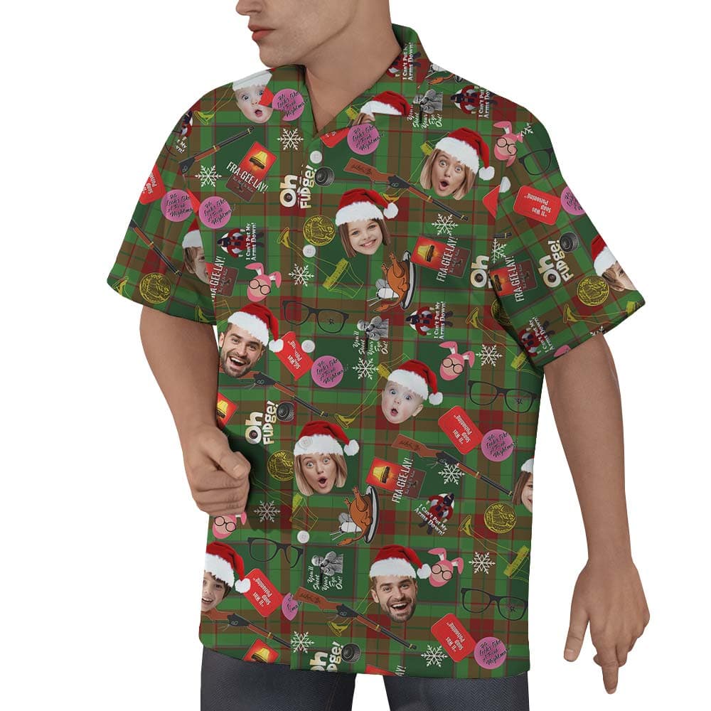 Santa 1- Men’s Hawaiian Shirt_right