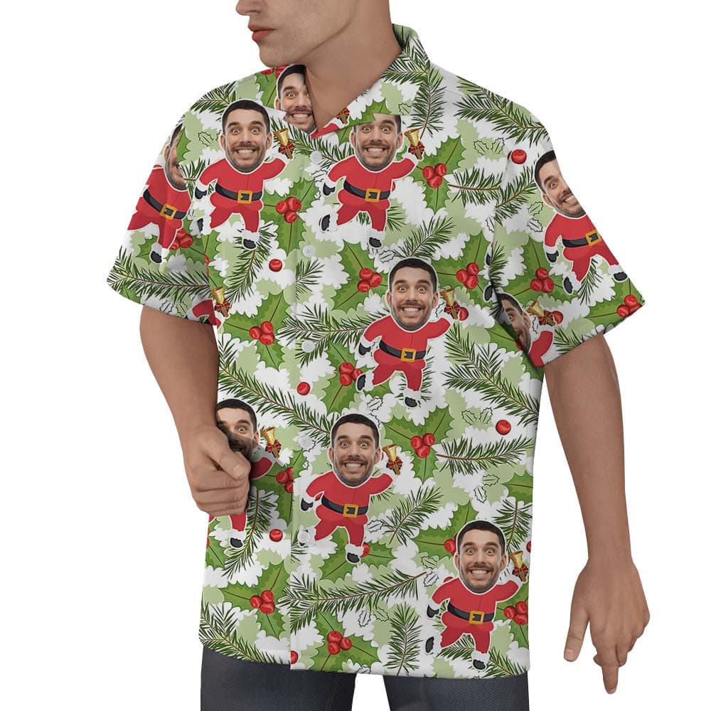 Santa 1- Men’s Hawaiian Shirt_right