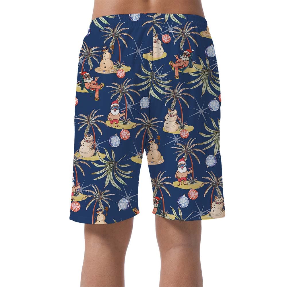 Santa 3- Men’s shorts_back