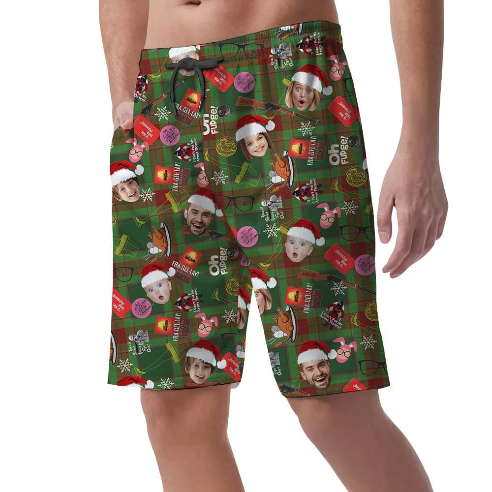 Santa 3- Men’s shorts_left