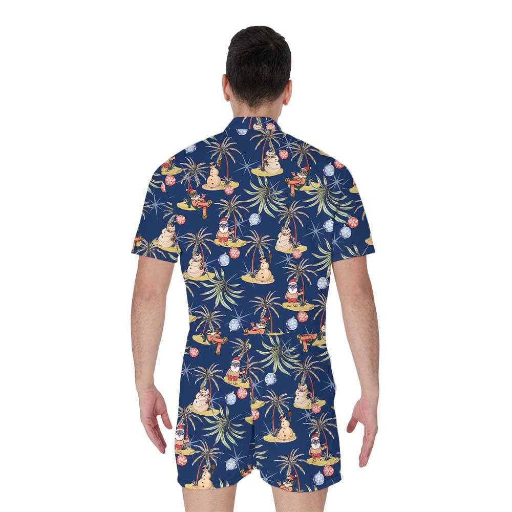 Santa 4- Men’s romper_back