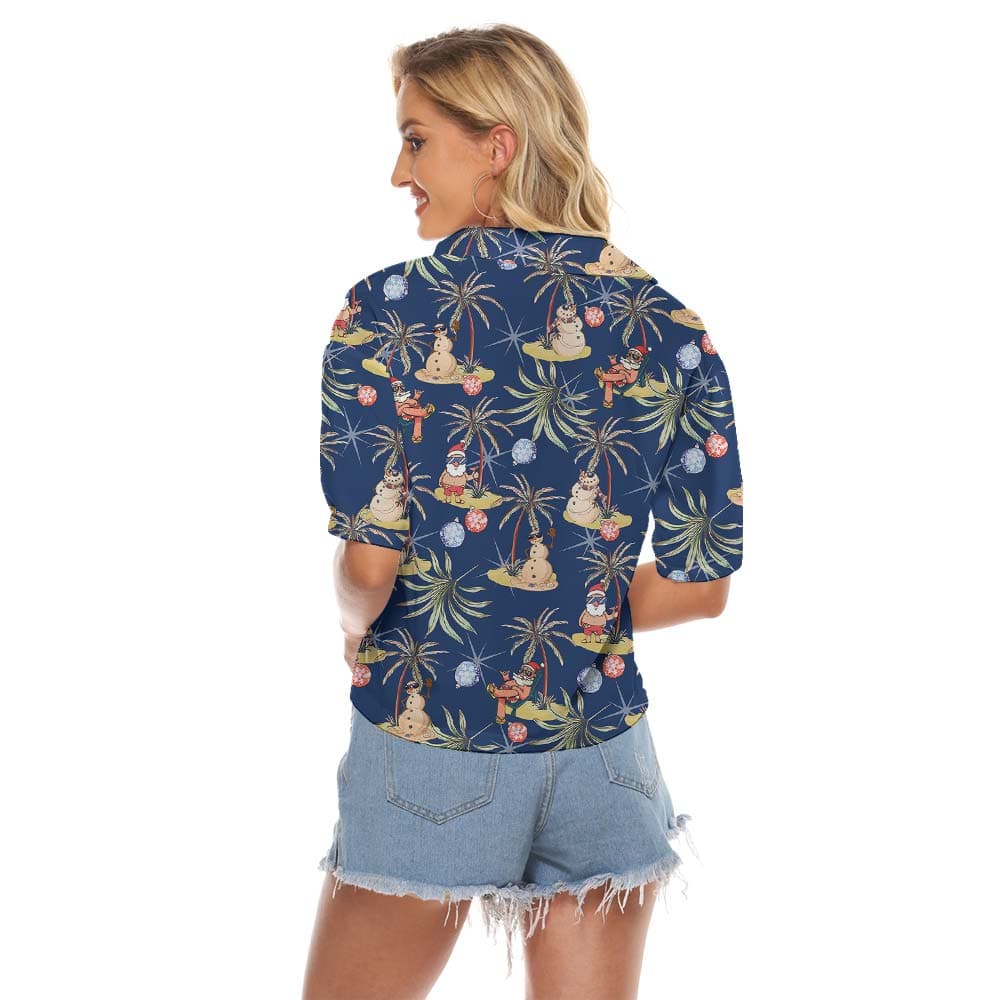Santa 6 – Women’s crop top Back