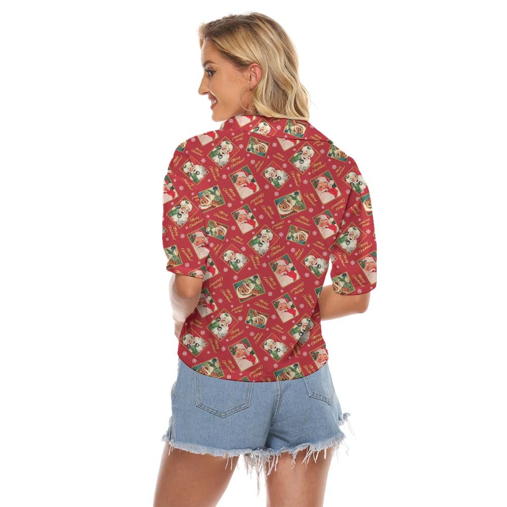 Santa 6 – Women’s crop top Back