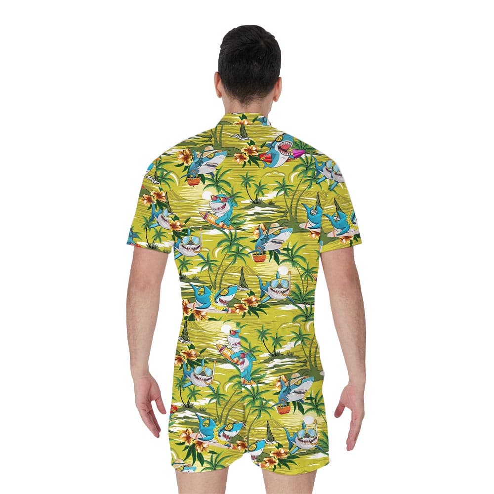 Shark 15- Men’s romper_back