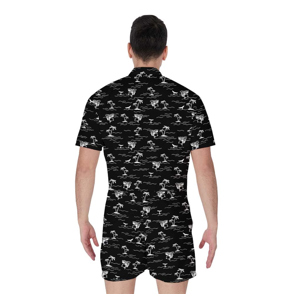 Shark 4- Men’s romper_back