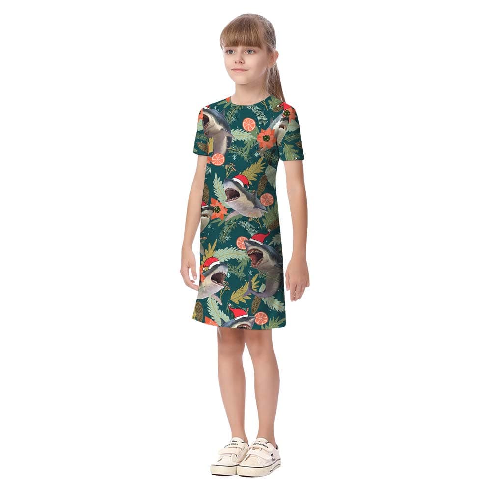 Shark girl dress