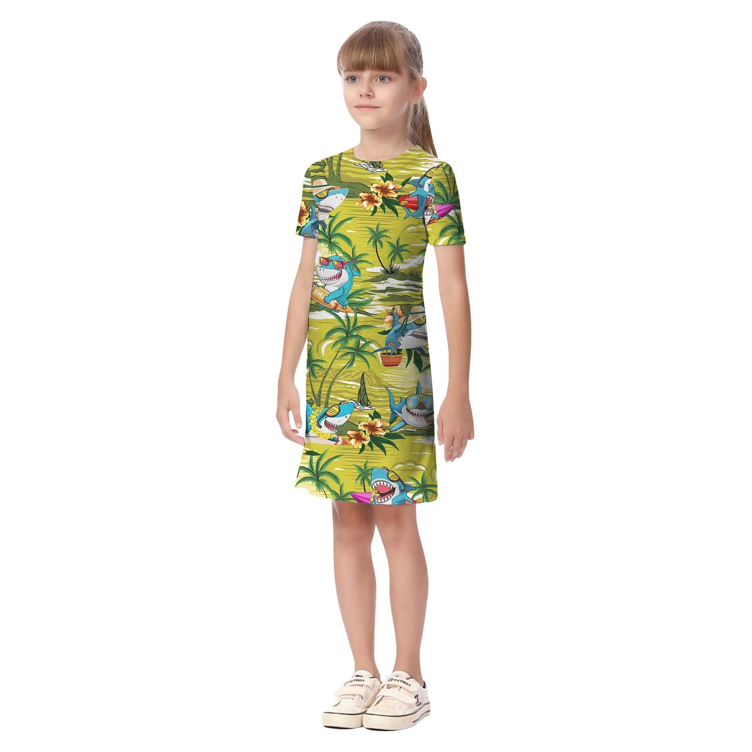 Shark girl dress