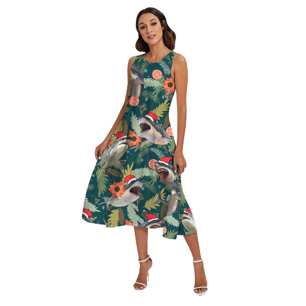 Shark woman dress