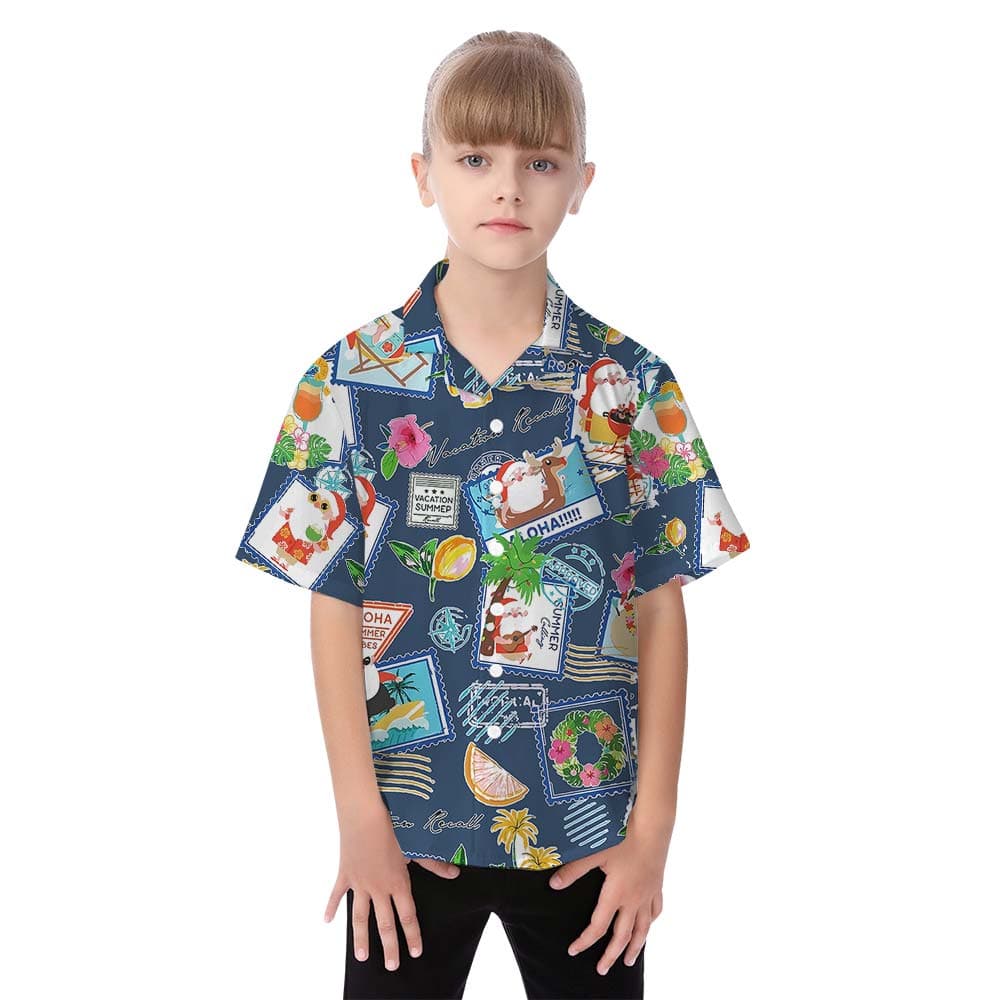 Summer girl hawaiian shirt
