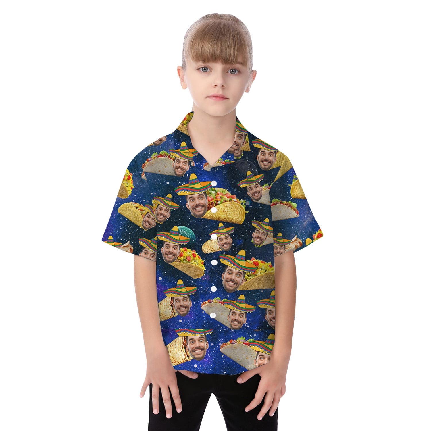 Taco girl hawaiian shirt