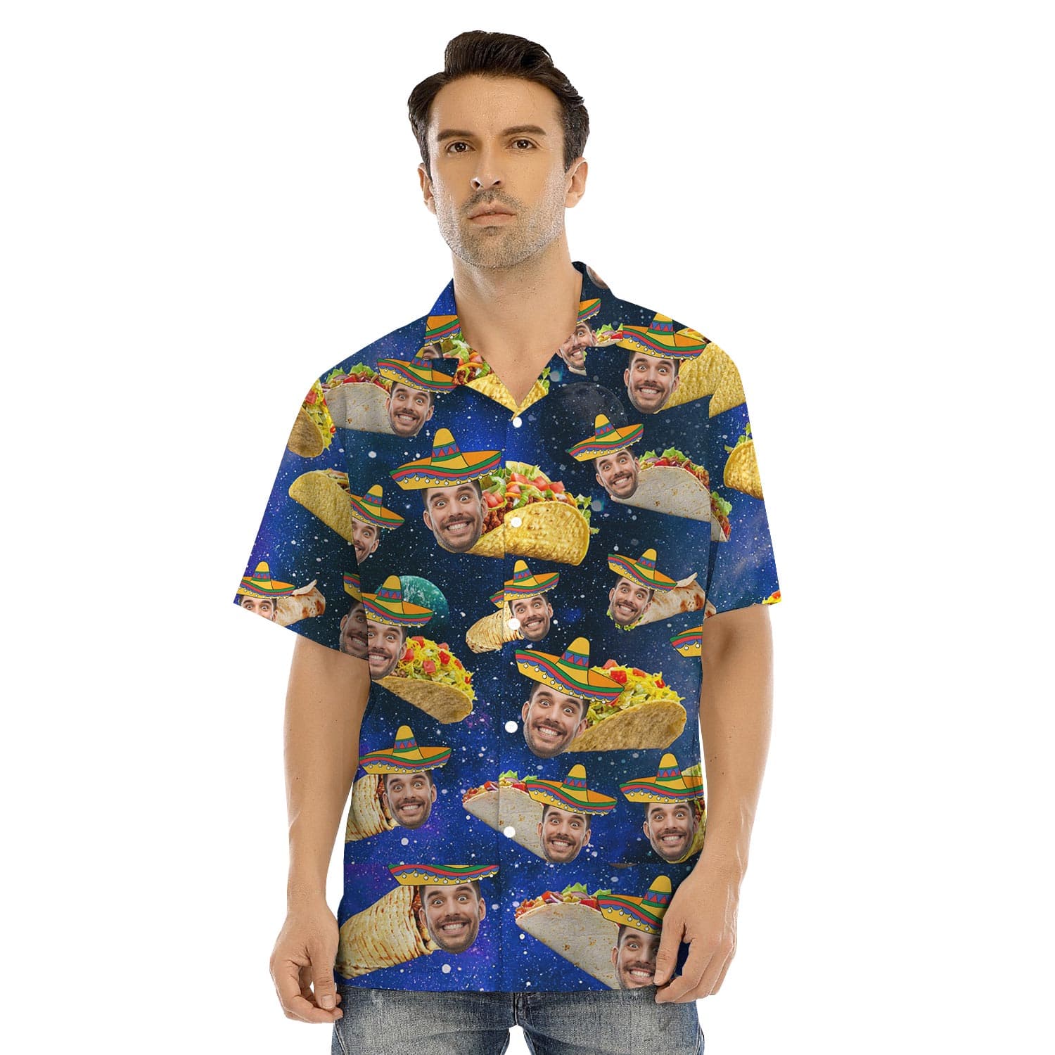 Taco man hawaiian shirt