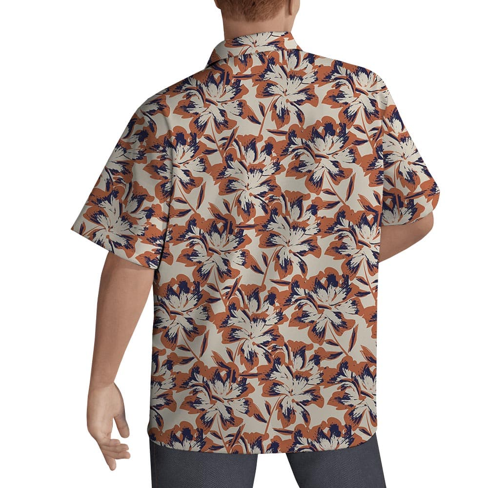 Tropical 3- Men’s Hawaiian Shirt_back
