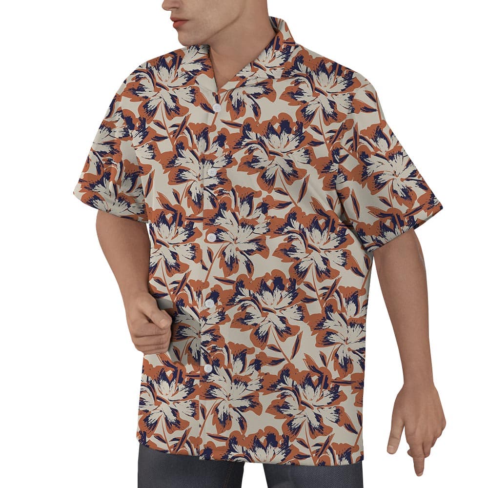 Tropical 4- Men’s Hawaiian Shirt_right