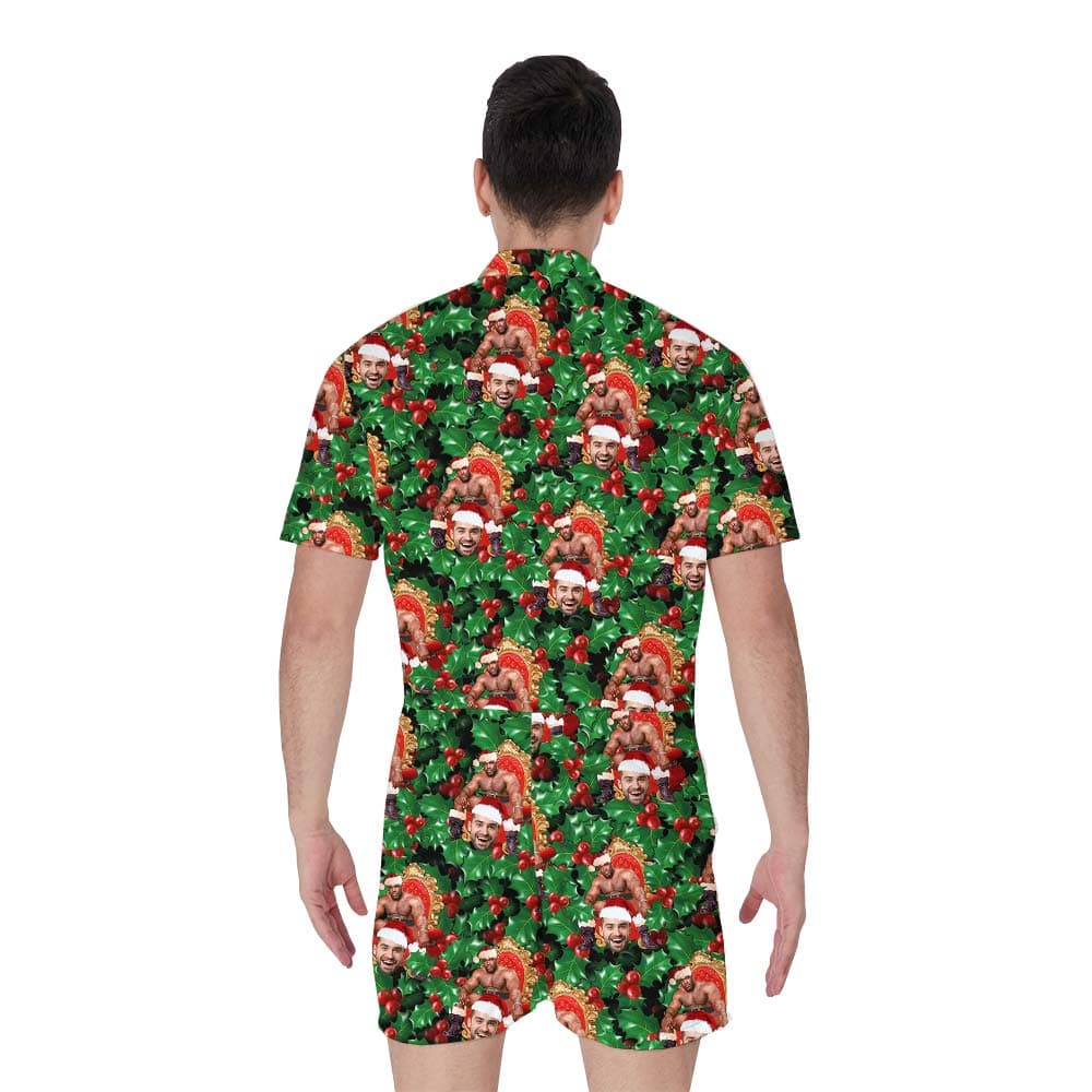 Tropical 4- Men’s romper_back