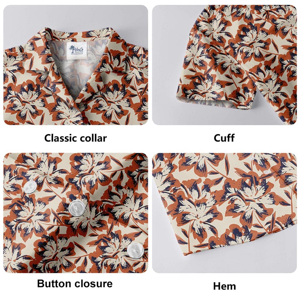 Tropical 5- Hawaiian shirt details