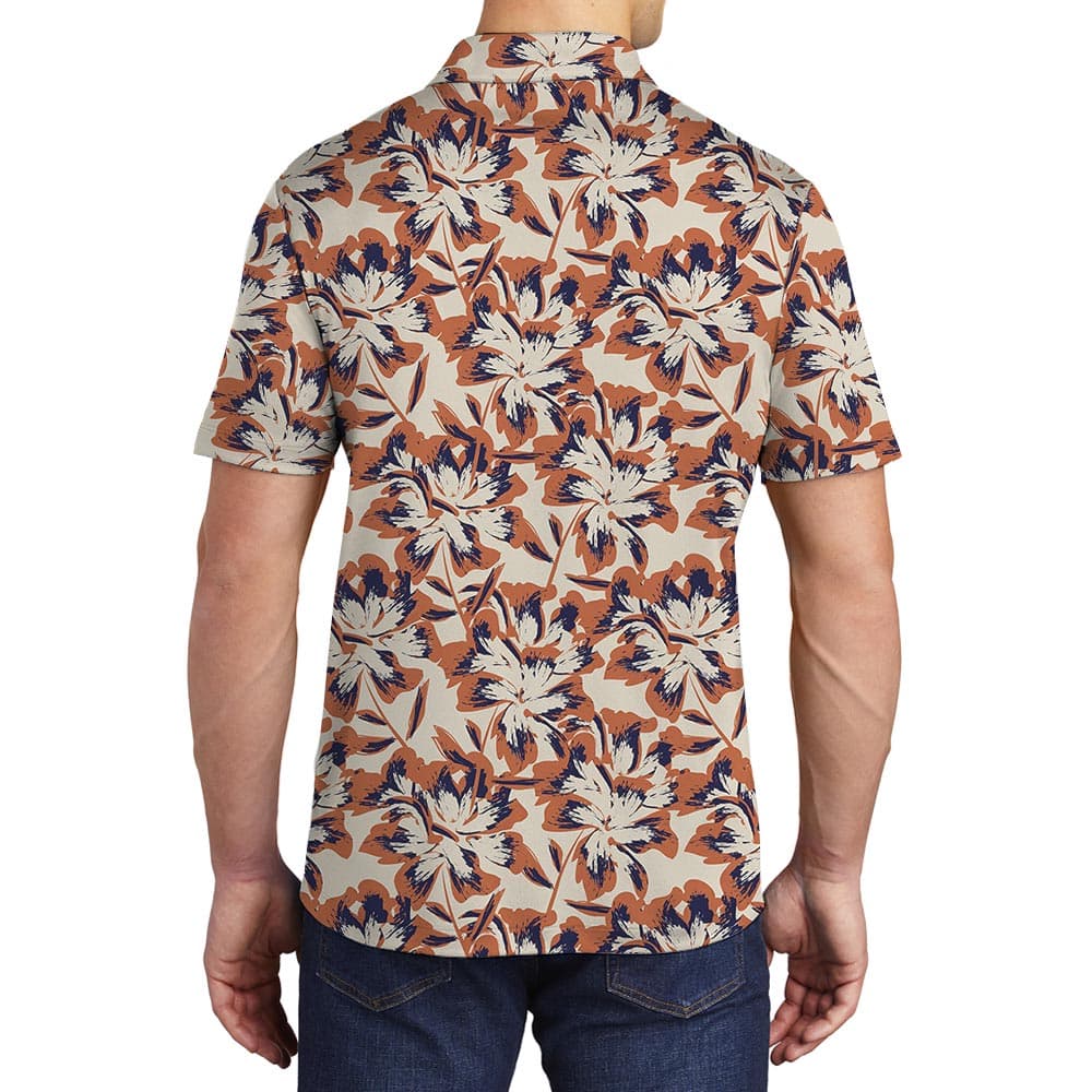 Tropical 7- Men polo Back