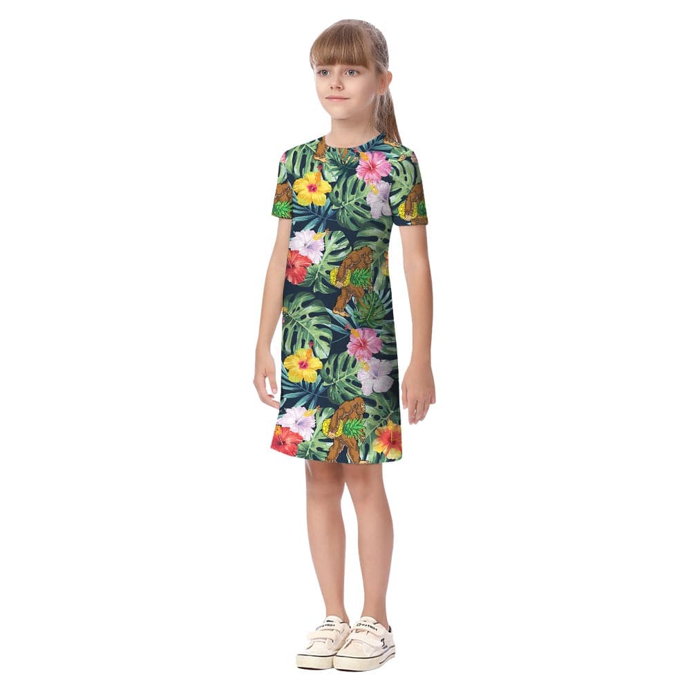 Tropical girl dress