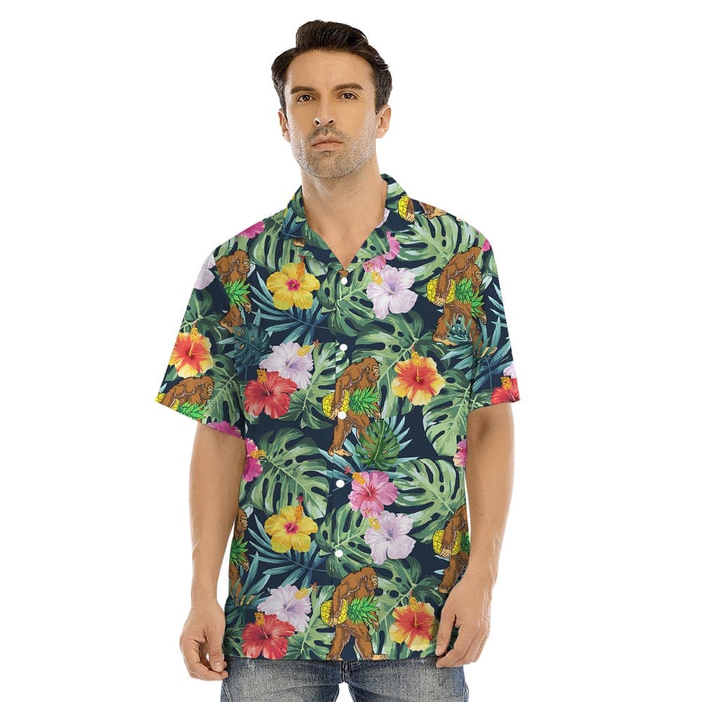 Tropical man hawaiian shirt