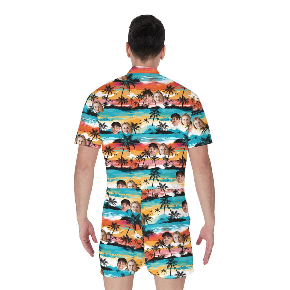 Custom Multiple Faces Aloha Romper2