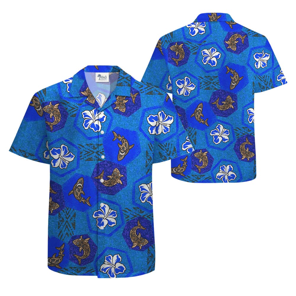 Classic Shark Button Up Shirt (1)
