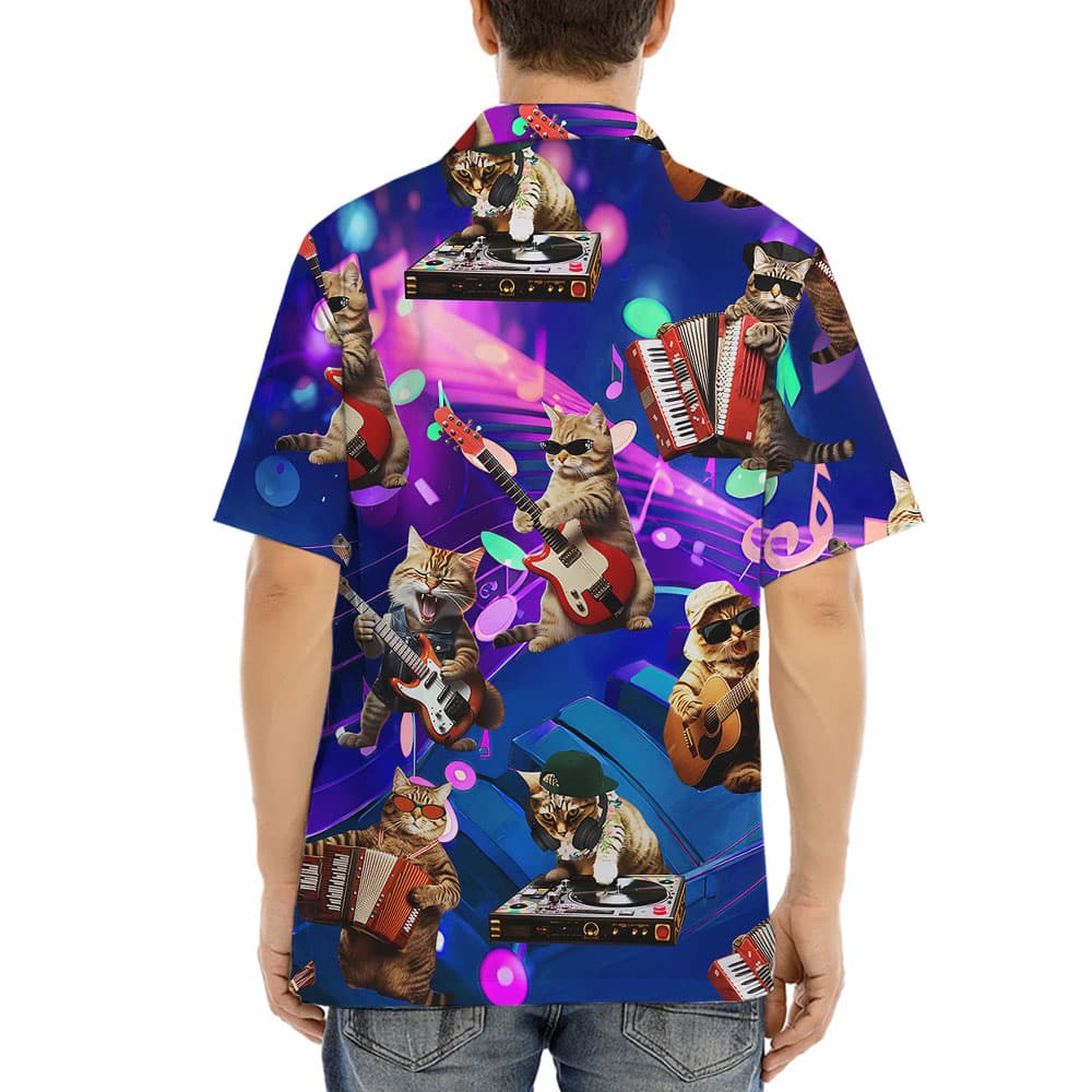 Cat Music Hawaiian Shirt3