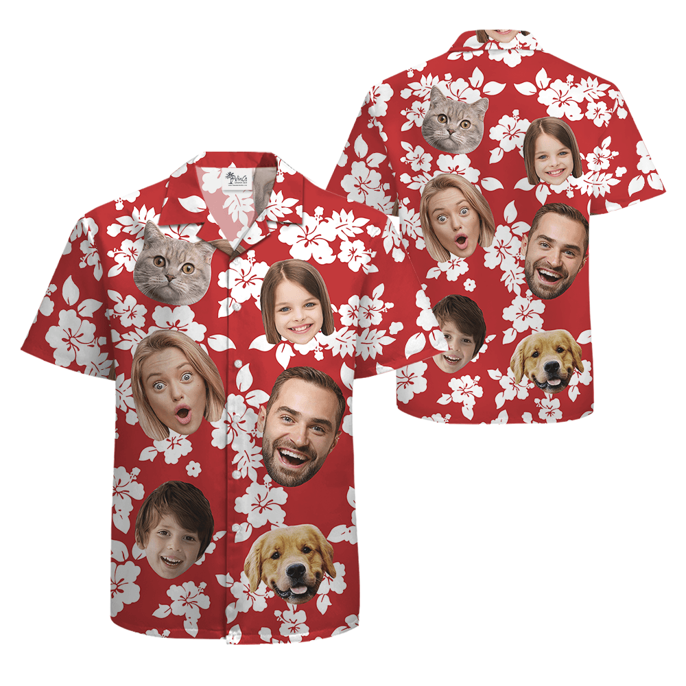Custom Dog Face Hawaiian Shirt (10)