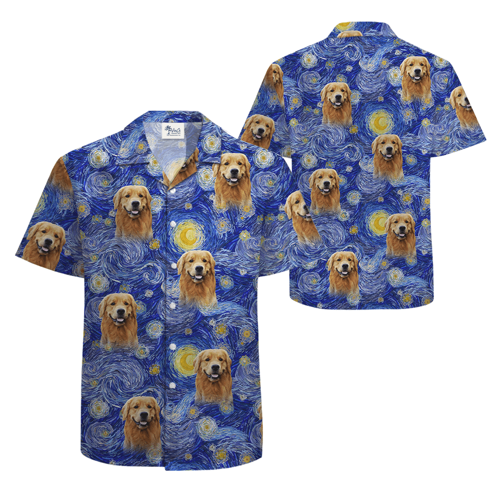 Custom Dog Face Hawaiian Shirt (6)