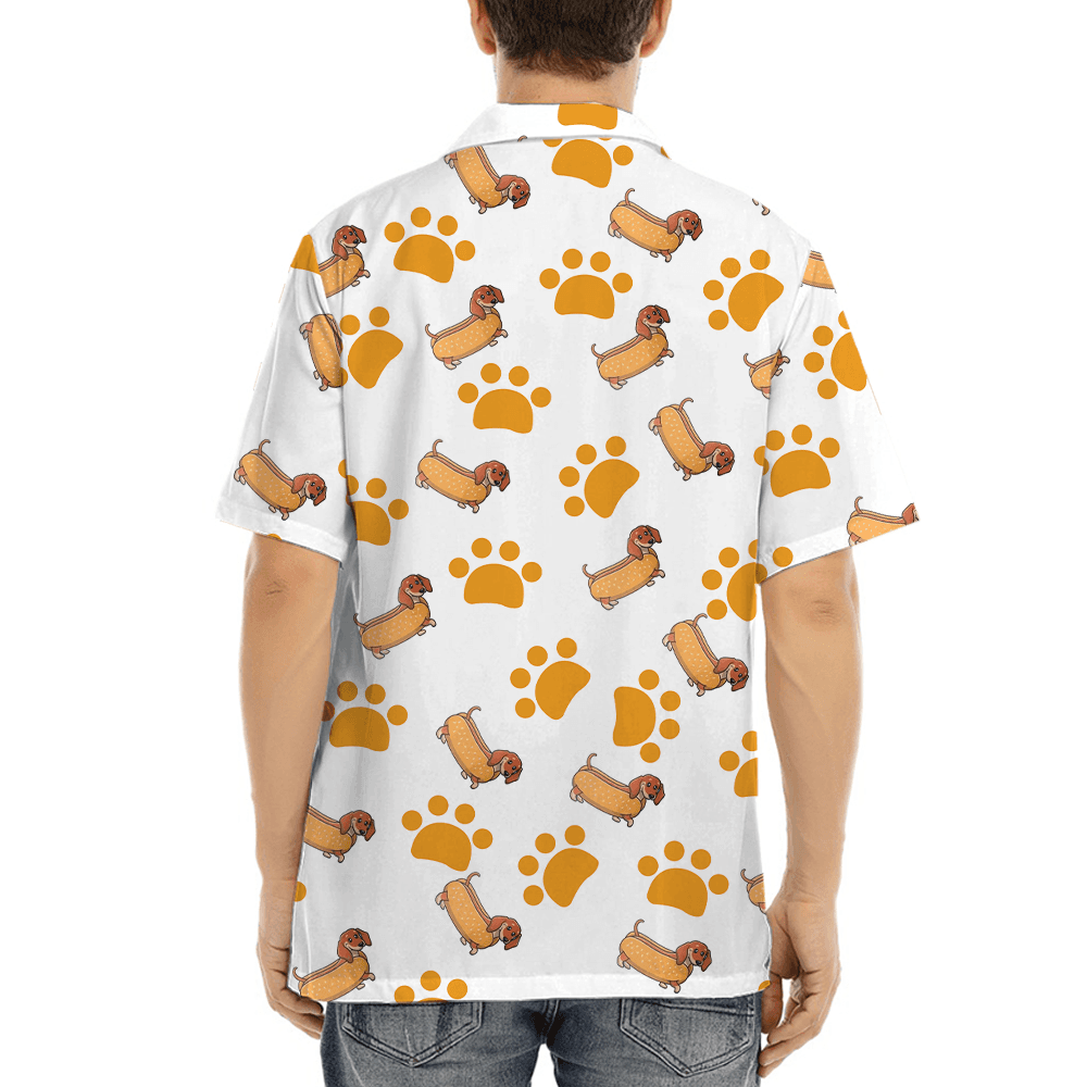 Funny Sausage Dog Button Up Shirt (6)