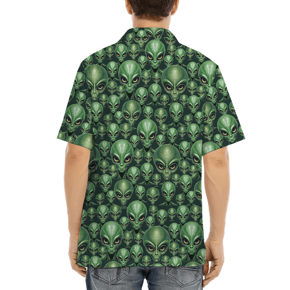 Green Alien Hawaiian Shirt (4)