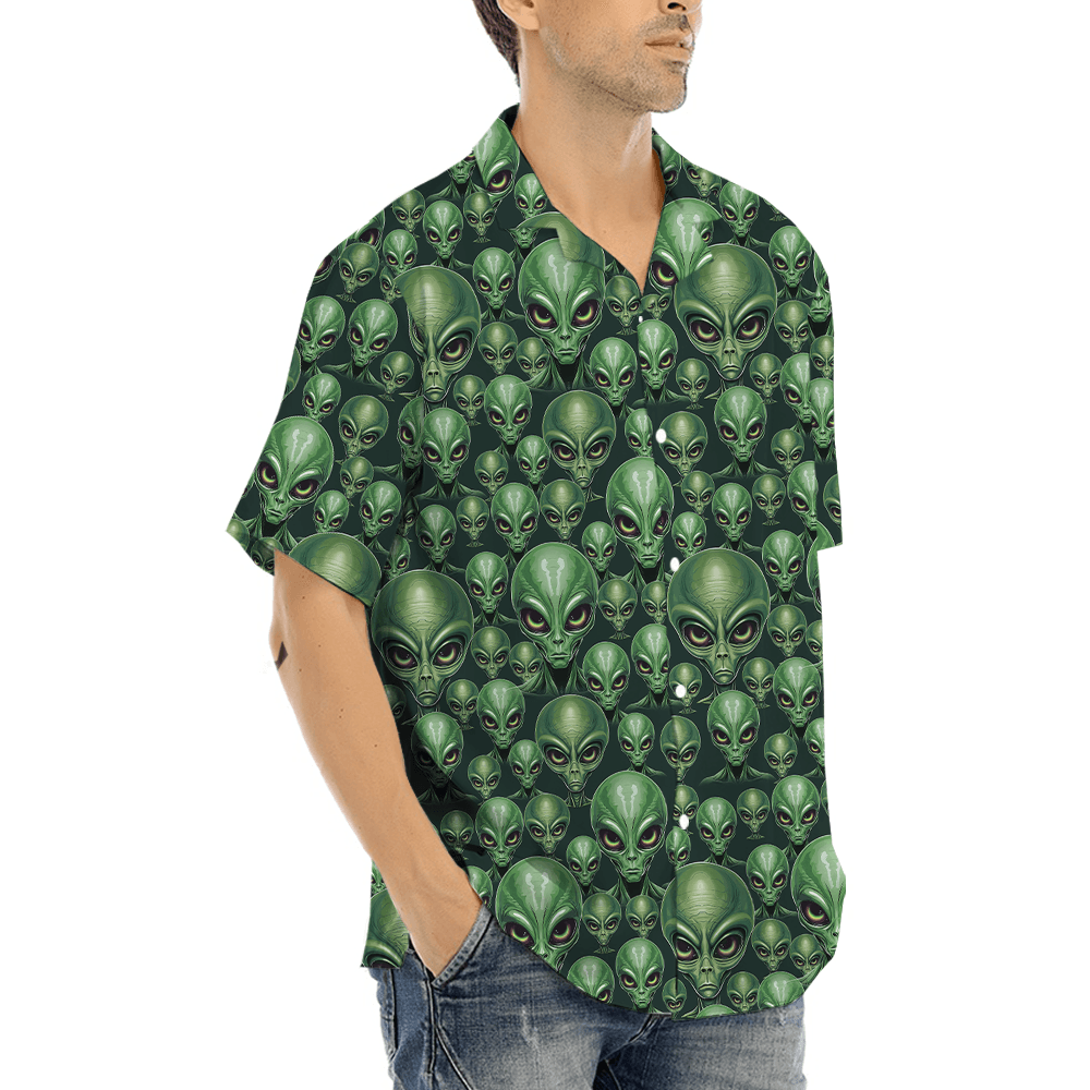 Green Alien Hawaiian Shirt (6)