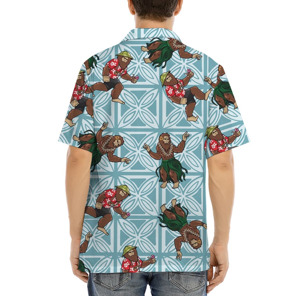Hula Bigfoot Hawaiian Shirt (4)