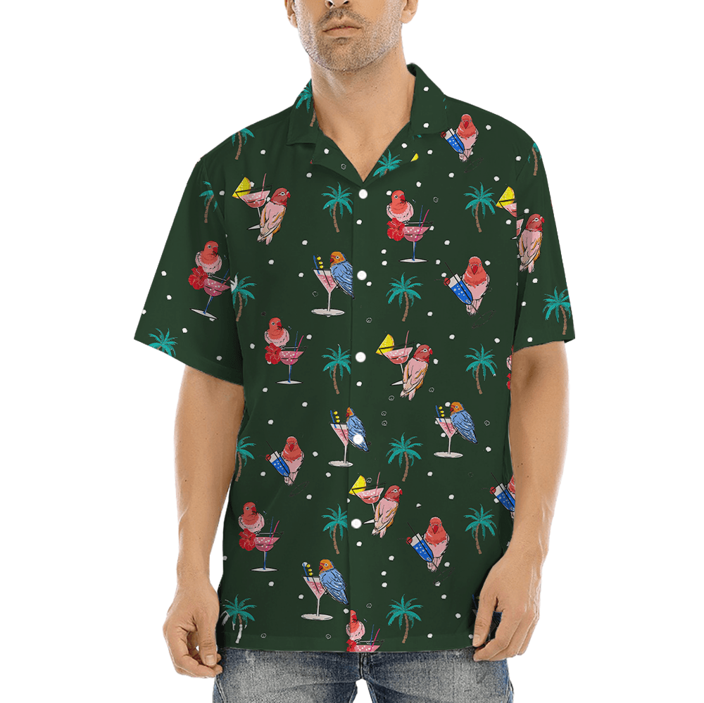 Parrot Cocktails Hawaiian Shirt (2)