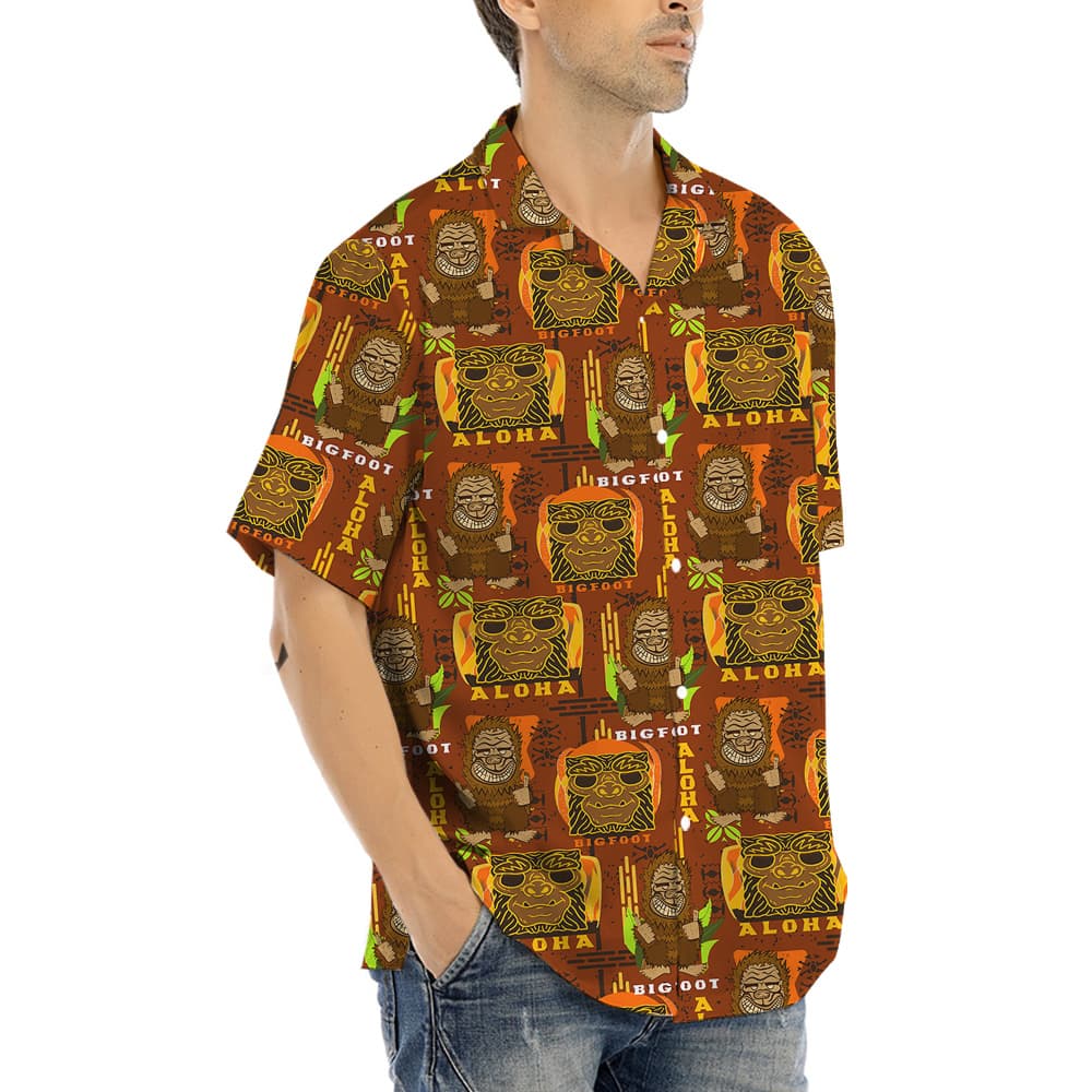 Vintage Bigfoot Aloha Shirt (6)