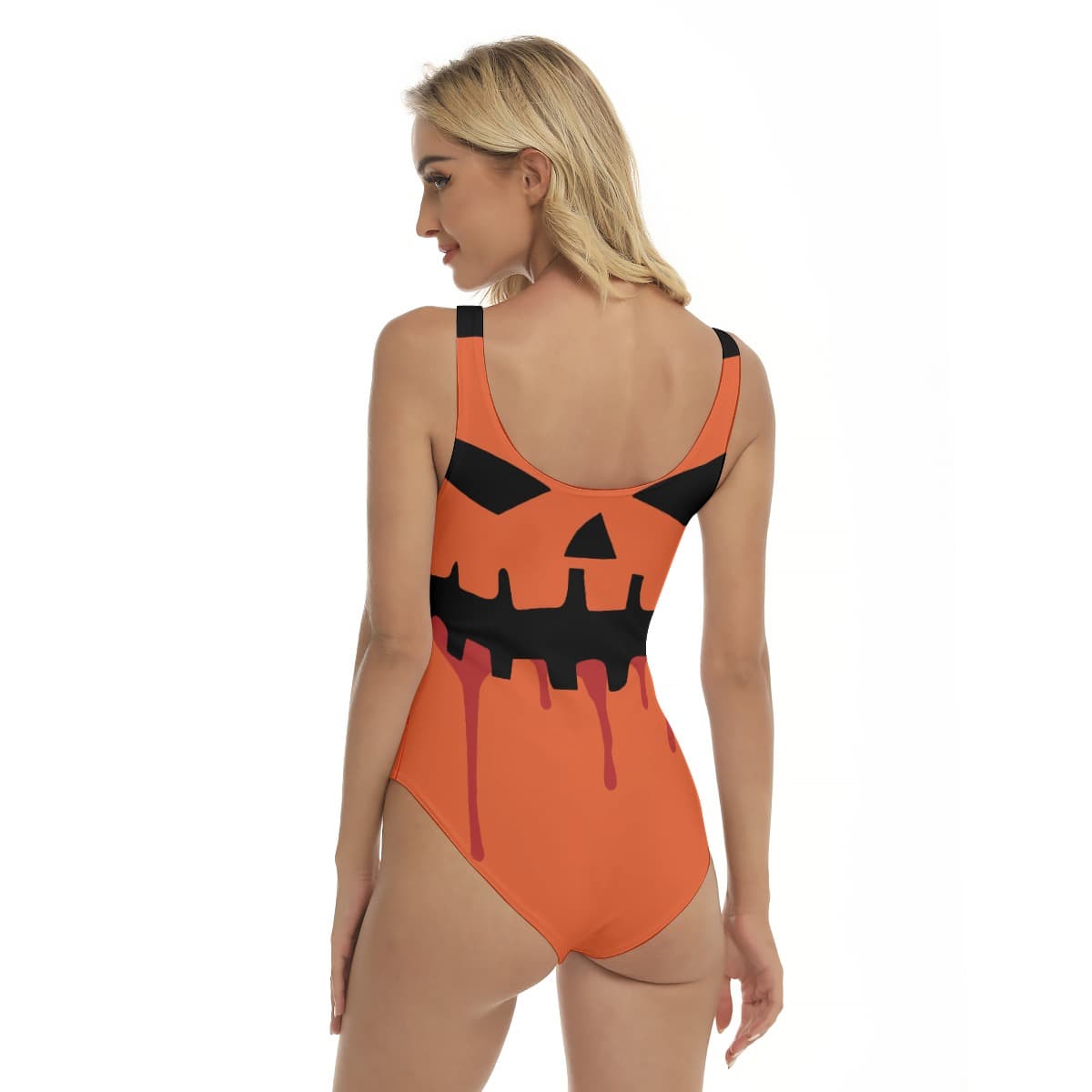 Costume Scary Pumpkin Swimsuit (4)