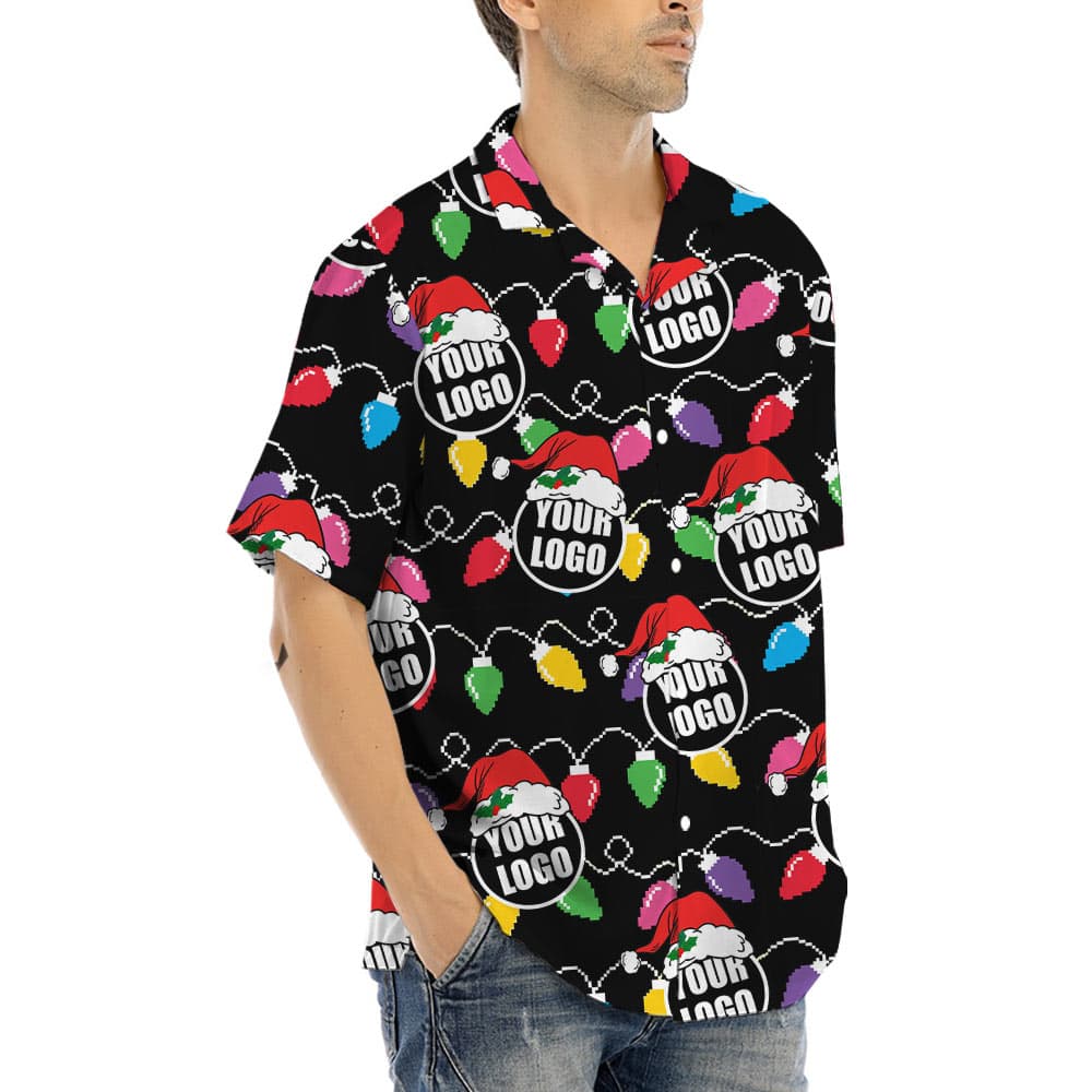 Custom Logo Christmas Aloha Shirt (2)