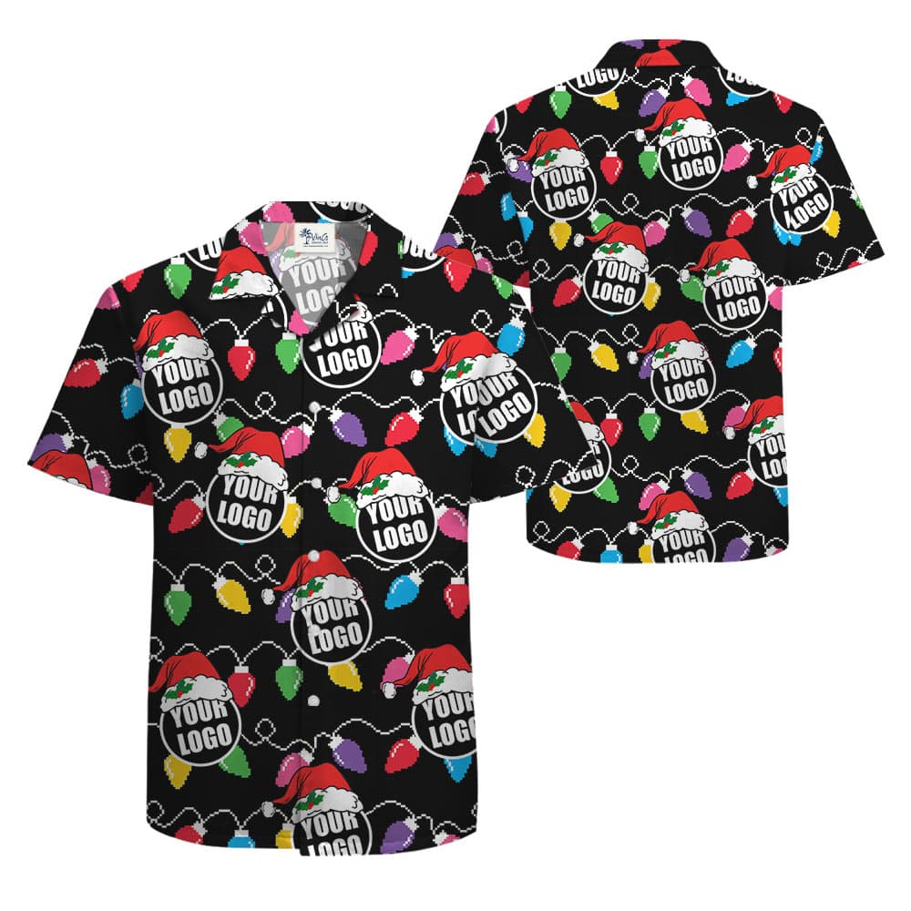 Custom Logo Christmas Aloha Shirt