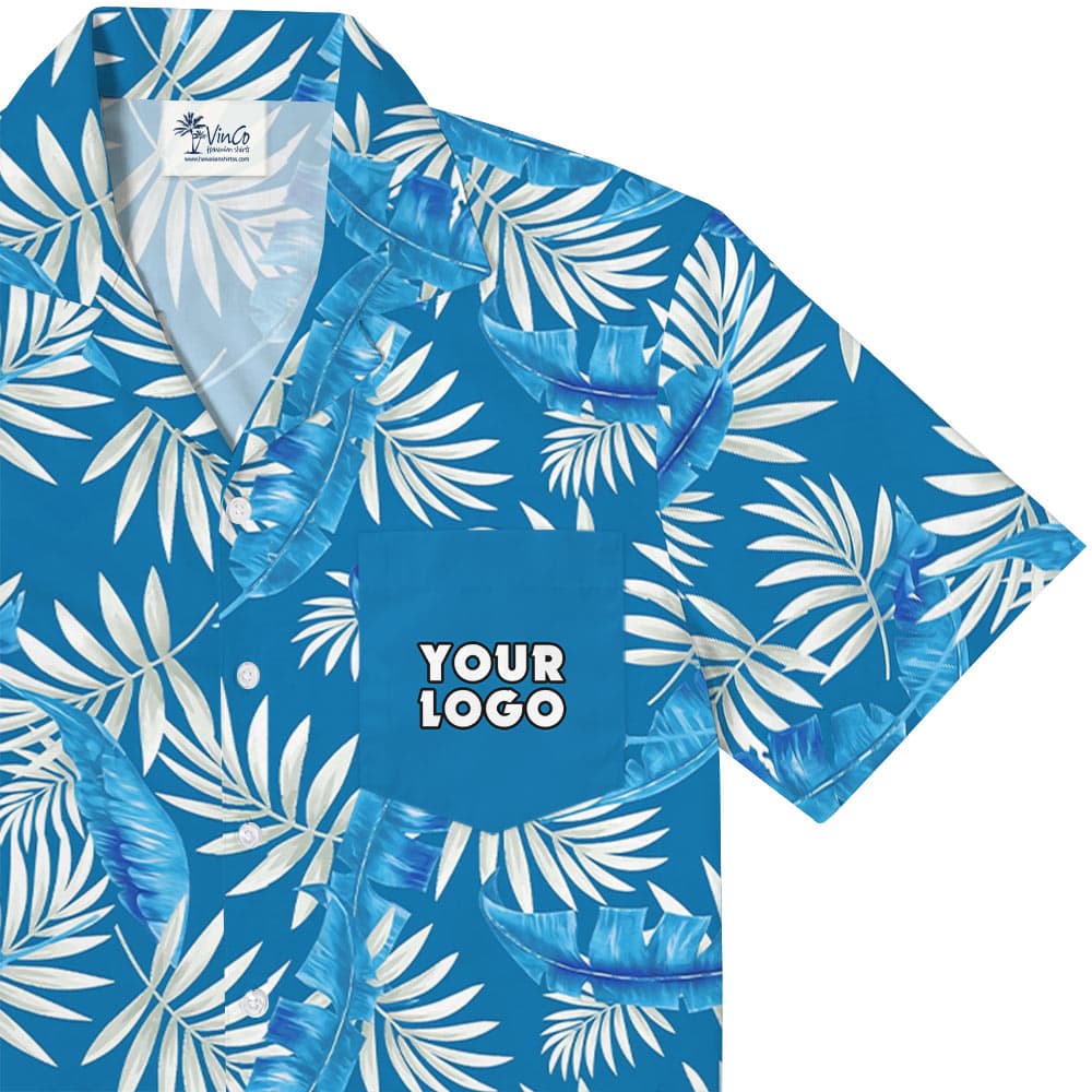 Custom Logo Pocket Hawaiian Shirt (2)
