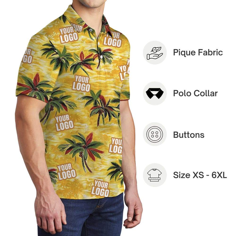 Custom Company Logo Tropical Sunset