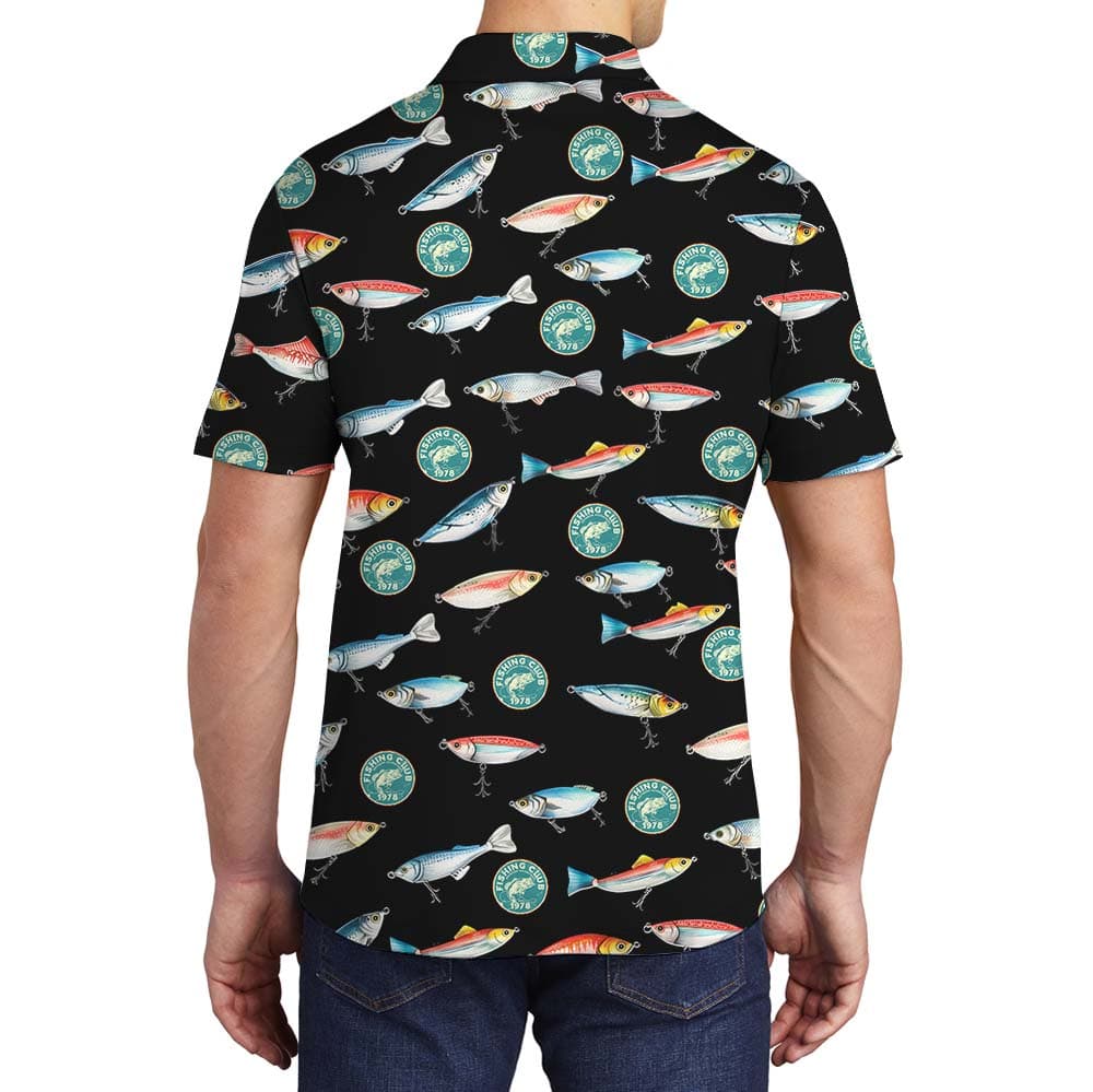 Fishing Custom Club Logo Polo Shirt2