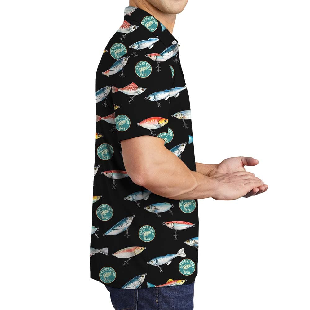 Fishing Custom Club Logo Polo Shirt3