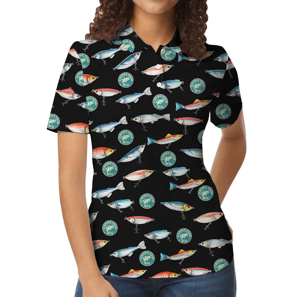 Fishing Custom Club Logo Polo Shirt4